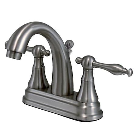 Kingston Brass KS7618NL 4" Centerset Bathroom Faucet, Brushed Nickel KS7618NL